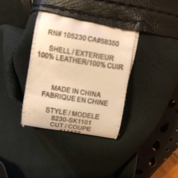 Like new real leather skirt size M - Picture 6 of 6